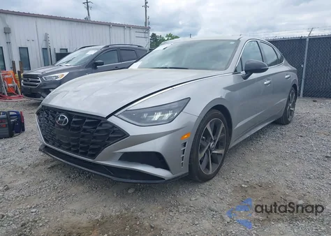 2021 Hyundai Sonata Sel Plus z USA, uszkodzony, nr VIN 5NPEJ4J28MH108241